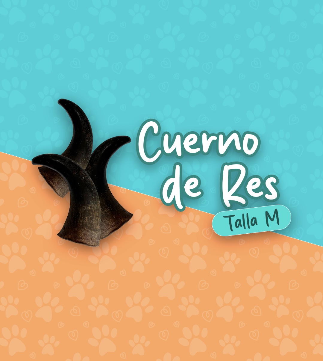 Cuerno de res (Talla M)